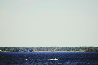 Scenic view of calm sea