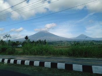 Scenic view of landscape against sky