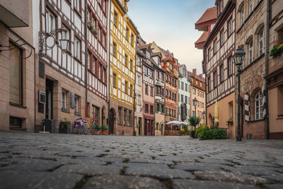 Street amidst buildings in city