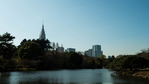 River with buildings in background