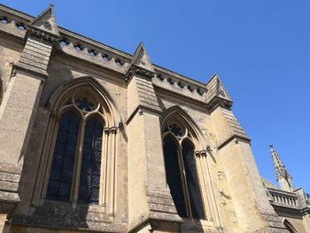 Low angle view of building against sky