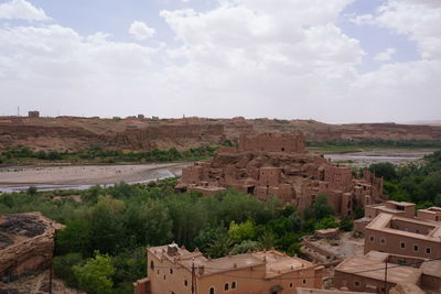 View of old ruins against sky