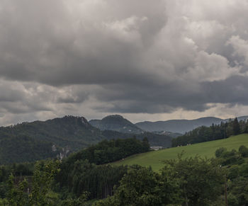 Scenic view of landscape against sky