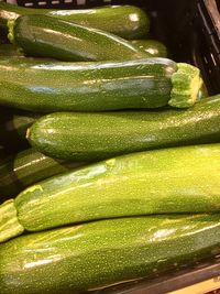 Full frame shot of green vegetables at market