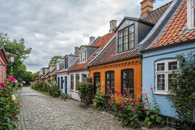 Streetview in the old møllestien in aarhus