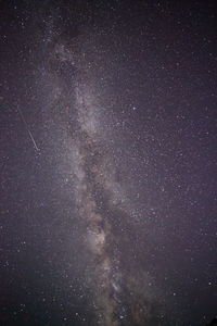 Star field against sky at night