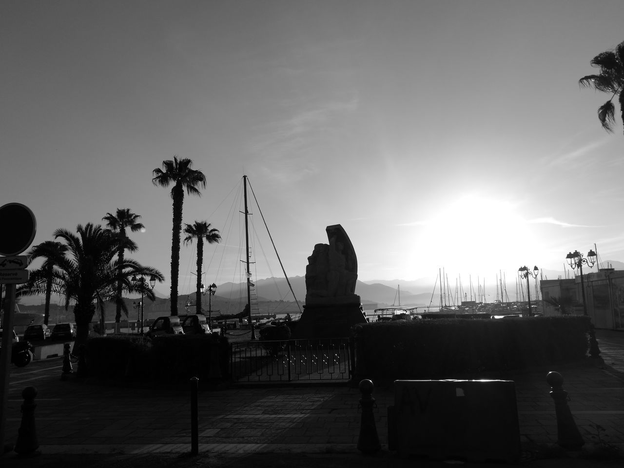 SILHOUETTE OF AMUSEMENT PARK