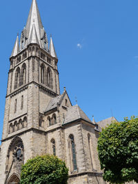 Low angle view of building against sky