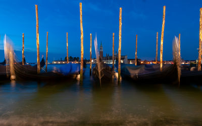 Boats in sea