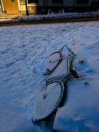 Snow in winter