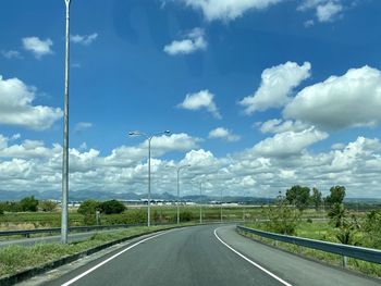 View of highway against sky