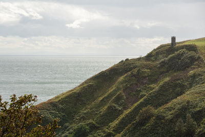 Scenic view of sea against sky in the scotthish highlands