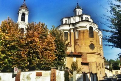 Low angle view of church