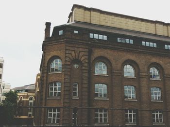 Low angle view of building against sky