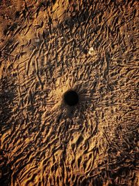 Full frame shot of wet sand