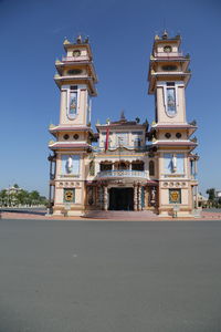 Low angle view of building against sky