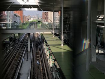 High angle view of mrt