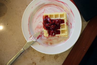 Close-up of ice cream in bowl