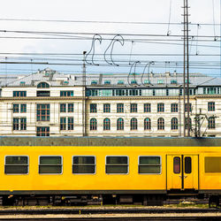 Train at railroad station