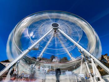 Low angle view of ferris wheel