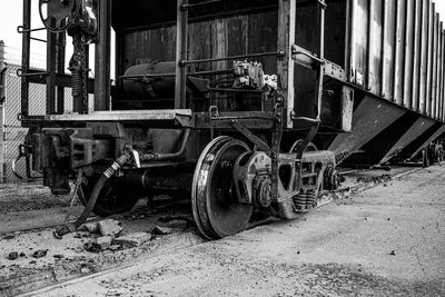 Train on railroad track