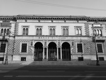 Facade of building