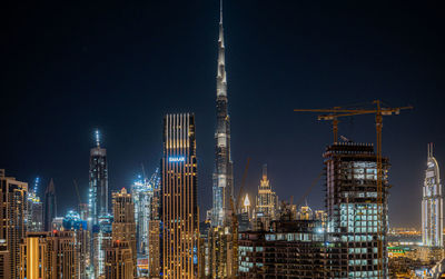 Dubai city center skyline, united arab emirates