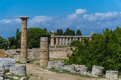 Old ruins against sky