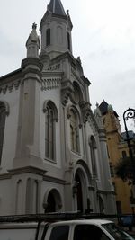 Low angle view of building against sky