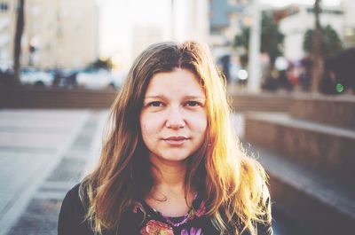 Portrait of young woman