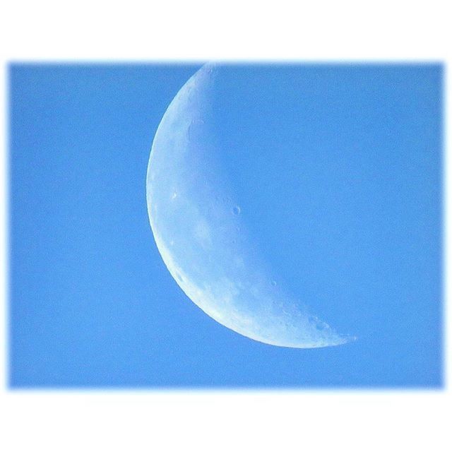 transfer print, auto post production filter, blue, moon, sphere, copy space, clear sky, planetary moon, low angle view, moon surface, nature, close-up, sky, astronomy, circle, beauty in nature, no people, full moon, outdoors, frame