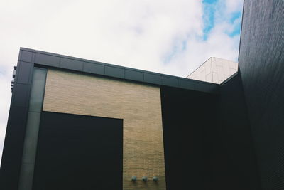 Low angle view of building against sky