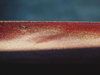 Close up of red light