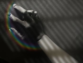 Close-up of human hand