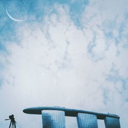 Low angle view of cloudy sky