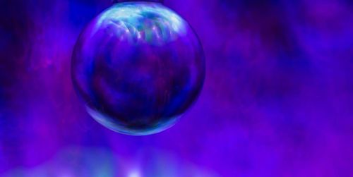 Close-up of purple water
