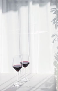 Close-up of wineglass