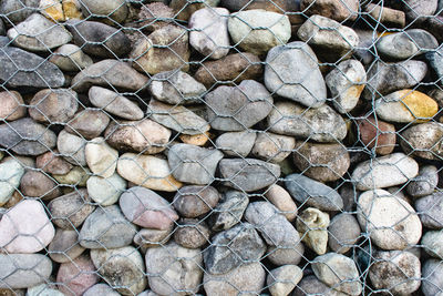 Full frame shot of stones