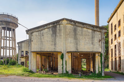 The old paper mill used to produce paper and banknotes during world war ii, 