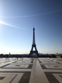 View of monument against clear sky