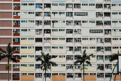 Low angle view of apartment building