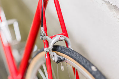 Close-up of bicycle