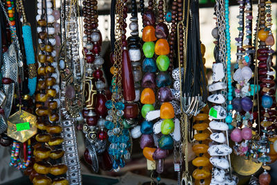 Close-up of various for sale in market