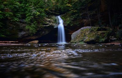 Waterfall in forest