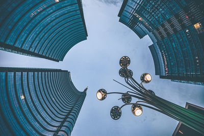 Low angle view of modern building