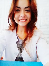 Portrait of young woman