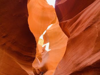 Rock formations in a canyon