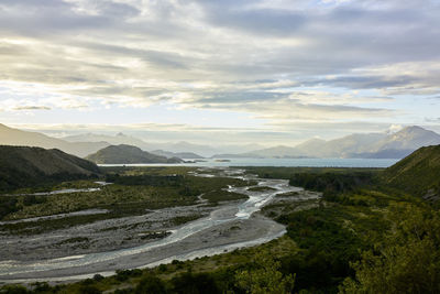 Scenic view of landscape against sky