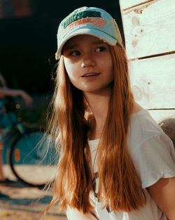 Portrait of smiling girl