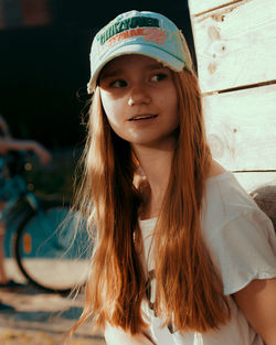 Portrait of smiling girl